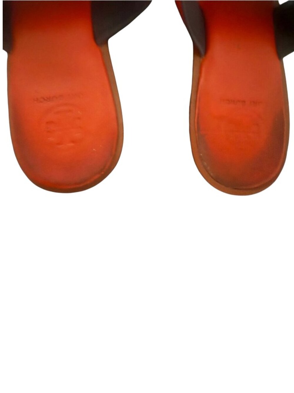 Tory Burch Miller Red Leather Thong Sandals Size 8 - Picture 2 of 5